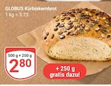 Kürbiskernbrot Angebote von Globus bei GLOBUS Salzgitter für 2,80 €