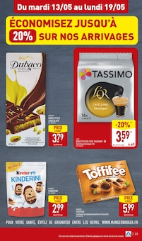 Promotion Bûches dans le prospectus Aldi, valable du 13/05/2025 au 19/05/2025 Promo Bûches dans le catalogue Aldi du moment à la page 26
