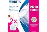 Bouteille et carafe filtrante Brita BRITA Aluna Calendar 2 mois MAXTRA PRO blanche - Brita dans le catalogue Darty