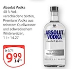 Aktuelle Vodka Angebote bei GLOBUS in Braunschweig Aktuelles Absolut Vodka Angebot bei GLOBUS in Braunschweig ab 9,99 €