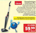 Dampfreiniger "Vileda Steam Plus" Angebote von Vileda bei Marktkauf Schweinfurt für 109,99 €