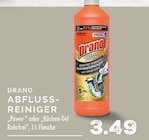 Power-Gel Rohrfrei Angebote von Drano bei EDEKA Dinslaken für 3,49 €