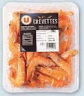 Crevette entière cuite - U en promo chez U Express Reims à 3,60 €