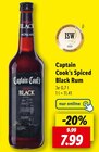 Spiced Black Rum im Angebot bei Lidl in Aurich Spiced Black Rum Angebote von Captain Cook’s bei Lidl Aurich für 7,99 €