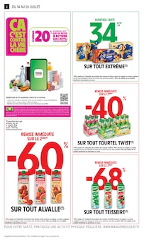 Catalogue Intermarché Express à Joinville-le-Pont cette semaine, valable du 14/07/2026 au 26/07/2026 Prospectus Intermarché Express à Joinville-le-Pont, "-60% DE REMISE IMMÉDIATE SUR LE 2ÈME", 16 pages de promos valables du 14/07/2026 au 26/07/2026