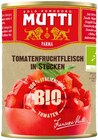 Bio Tomaten Fruchtfleisch in Stücken im Angebot bei REWE in Stralsund Bio Tomaten Fruchtfleisch in Stücken Angebote von Mutti bei REWE Stralsund für 1,29 €