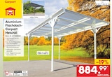 Aluminium Flachdach-Carport Helsinki im Angebot bei Netto Marken-Discount in Erfurt Aluminium Flachdach-Carport Helsinki Angebote von Westmann bei Netto Marken-Discount Erfurt für 884,99 €