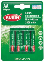 Akkus bei Rossmann in Niederkassel Akkus im Angebot bei Rossmann Niederkassel für 3,99 €