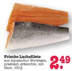 Frische Lachsfilets für 2,49 € bei E center im Angebot Frische Lachsfilets im aktuellen E center Prospekt