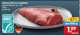 Falsches Filet vom Jungbullen im Netto Marken-Discount Prospekt Falsches Filet vom Jungbullen von im aktuellen Netto Marken-Discount Prospekt für 1,29 €