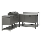 Außenküche m Kohlegrill+Bartisch dunkelgrau von BÅTSKÄR im aktuellen IKEA Prospekt für 1.438,00 €