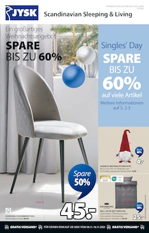 Bettwäsche im JYSK Prospekt "Ein großartiges Weihnachtsangebot. SPARE BIS ZU 60%" mit 17 Seiten (Aachen)