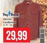 Herren-Cordhemd Angebote von Tony Brown bei Kaufhaus Stolz Wismar für 29,99 €