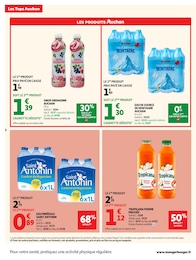 Prix et réduction Eau Minérale dans le prospectus Auchan Supermarché en cours Offre Eau Minérale dans le catalogue Auchan Supermarché du moment à la page 8
