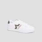 Promo Tennis à lacets détails pailletés Creeks vert kaki femme à 25,19 € dans le catalogue La Halle à Nice