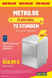 Gasgrill Angebot im METRO Prospekt, gültig von 28.07.2025 bis 02.08.2025 Gasgrill Angebot im aktuellen METRO Prospekt auf Seite 25