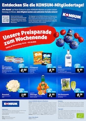 Wodka im Konsum Prospekt in Dresden Aktueller Konsum Prospekt mit Wodka, "Aktuelle Angebote", Seite 12