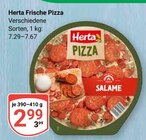 Frische Pizza im Angebot bei GLOBUS in Neunkirchen Frische Pizza Angebote von Herta bei GLOBUS Neunkirchen für 2,99 €