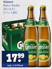 Natur Radler Angebote von Gösser bei Getränkewelt Mülheim für 17,99 €