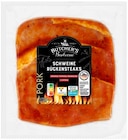 Schweine-Rückensteaks im REWE Prospekt Schweine-Rückensteaks von Butcher's Barbecue im aktuellen REWE Prospekt für 4,44 €