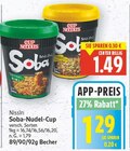 Soba-Nudel-Cup von Nissin für 1,29 € bei E center im Angebot Soba-Nudel-Cup von Nissin im aktuellen E center Prospekt