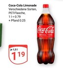 Aktuelle Coca Cola Angebote bei GLOBUS in Koblenz Aktuelles Limonade Angebot bei GLOBUS in Koblenz ab 1,19 €