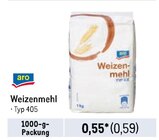 Weizenmehl Angebote von aro bei Metro Göttingen für 0,59 €