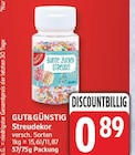Streudekor von Gut&Günstig für 0,89 € bei EDEKA im Angebot Streudekor von Gut&Günstig im aktuellen EDEKA Prospekt
