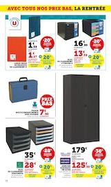 Bureau Angebote im Prospekt "LES PRIX BAS Spécial rentrée" von Hyper U Bureau Angebote im Prospekt "LES PRIX BAS Spécial rentrée" von Hyper U auf Seite 14