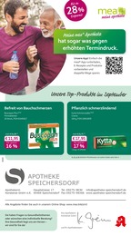 mea - meine apotheke Prospekt für Weidenberg mit 4 Seiten mea - meine apotheke Prospekt für Weidenberg: "Unsere September-Angebote", 4 Seiten, 01.09.2025 - 30.09.2025