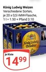 Weizen im Angebot bei GLOBUS in Frankenthal Weizen Angebote von König Ludwig bei GLOBUS Frankenthal für 14,99 €