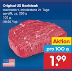 Original US Beefsteak im Angebot bei Netto Marken-Discount in Oranienburg Original US Beefsteak Angebote bei Netto Marken-Discount Oranienburg für 1,99 €