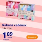 Rubans cadeaux - Ribbon Mix en promo chez Action Saint-Nazaire à 1,89 €