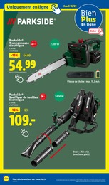 Prix et réduction Tronçonneuse Électrique dans le prospectus Lidl en cours Offre Tronçonneuse Électrique dans le catalogue Lidl du moment à la page 32