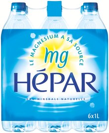Eau minérale gazeuse - Hépar - Carrefour Market Eau minérale gazeuse - Hépar dans le catalogue Carrefour Market "La rentrée encore moins chère"
