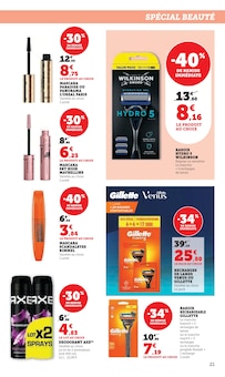 Promotion Mascara dans le prospectus Hyper U, valable du 27/01/2026 au 08/02/2026 Promo Mascara dans le catalogue Hyper U du moment à la page 21