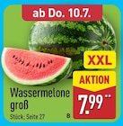 ALDI Nord Lunestedt - Wassermelone groß Angebot im Prospekt Wassermelone groß bei ALDI Nord im Lunestedt Prospekt für 7,99 €