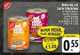 Hello my cat Zarte Stückchen mit Huhn bei EDEKA im Beesten Prospekt für 0,55 €