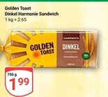 Aktuelle Toaster Angebote bei GLOBUS in Krefeld Aktuelles Dinkel Harmonie Sandwich Angebot bei GLOBUS in Krefeld ab 1,99 €