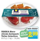 Antipasti Teller Selection im Angebot bei E center in Karlsruhe Antipasti Teller Selection Angebote von EDEKA Herzstücke bei E center Karlsruhe für 2,99 €