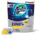 Capsules vaisselle expert tout en 1 x30 citron - APTA - Intermarché Super Capsules vaisselle expert tout en 1 x30 citron - APTA à 1,02 € dans le catalogue Intermarché Super