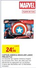 Captain america bouclier lance projectile - Marvel / Nerf en promo chez Intermarché Poitiers à 24,90 €