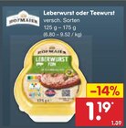 Leberwurst Angebote von Rügenwalder Mühle bei Netto Marken-Discount Erlangen für 1,19 €