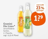 Die Limo von Granini im aktuellen tegut Prospekt für 1,29 €