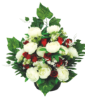 Jardinière de pivoine, boutons de rose, gypsophiles et lierres en promo chez Bazarland Nancy à 29,99 €
