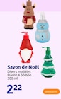 Savon de Noël en promo chez Action Villiers-sur-Marne à 2,22 €