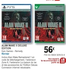 Alan Wake ii deluxe edition - Epic Games / Remedy à 56,00 € dans le catalogue E.Leclerc