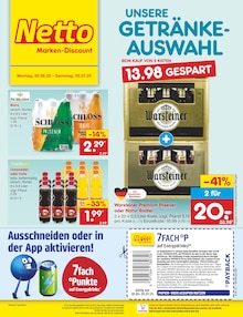 Warsteiner im Netto Marken-Discount Prospekt "Aktuelle Angebote" mit 56 Seiten (Dinslaken)
