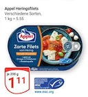 Heringsfilets im Angebot bei GLOBUS in Frankenthal Heringsfilets Angebote von Appel bei GLOBUS Frankenthal für 1,11 €