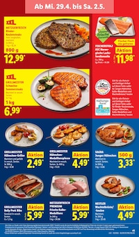 Grillfleisch im Lidl Prospekt "LIDL LOHNT SICH" mit 68 Seiten (Saarbrücken)